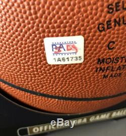 Kobe Bryant La Lakers Authentique Autographié Nba Jeu De Basket-ball Big Psa / Adn Coa