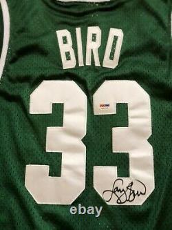 Larry Bird Celtics Autographed Jersey Psa/dna