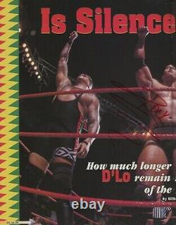 Le Rocher, Owen Hart, Stone Cold + WrestleMania XIV AUTOGRAPHIÉS et SIGNÉS PSA DNA