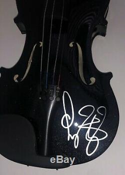 Lindsey Stirling Signé Autographié Violon Joyeux Noël Joueur Grammy Psa / Dna