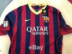 Lionel Messi Autographié Signé Jersey Nike Psa / Fc Barcelone Adn Legit