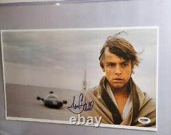 Luke Skywalker Mark Hamill Signé Photo Psa Dna A New Hope Et Star Wars IV