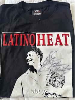 Maillot dédicacé Latino Heat signé par Eddie Guerrero WWE WWF WCW PSA DNA