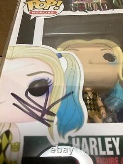 Margot Robbie A Signé Autographied Funko Coa Psa Dna Suicide Squad Harley Quinn