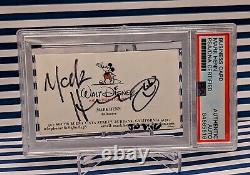 Mark Henn Psa/adn Authentifié Autographe Carte D'affaires Signée Walt Disney