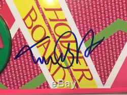 Michael J Fox Signé Autographié Hoverboard Retour Vers Le Futur Bttf Psa / Adn Loa