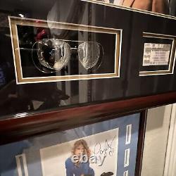 Michael Jackson a signé le chapeau Fedora encadré 11x14 avec autographe Roi de la Pop PSA/DNA LOA