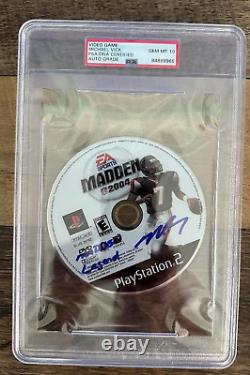 Michael Vick a signé l'autographe du jeu vidéo Madden 2004 PS2 (certifié PSA/DNA)