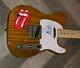 Mick Jagger The Rolling Stones Signe Autographed Custom Guitar Withproof Psa / Adn
