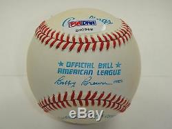 Mickey Mantle Hof 74 Psa / Dna Certifié Signé Al Baseball Autographié Z00968