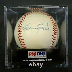 Mickey Mantle Ted Williams Psa/adn 500 Home Run Club Hof Signé Auto Baseball