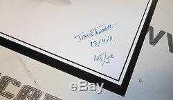Mike Tyson Et Stan Lee Signé 16x20 Psa / Dna Photo Coa Limited Edition # Auto'd / 50