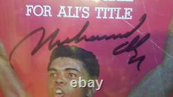 Muhammad Ali / Joe Frazier Autographié Original Psa/dna H51830