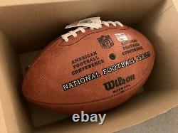 NFL Officielle The Duke 100 Wilson Leather Football Psa/dna Signed Hof 2000