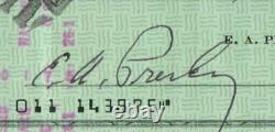 Novembre 1975 Elvis Presley The King Hand Signed Bank Personal Check Auto Psa/dna