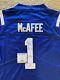 Pat Mcafee Autographié/signé Indianapolis Colts Nfl Jersey Psa/dna Authentic