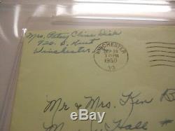 Patsy Cline Signé Enveloppe Psa / Adn Authentique Auto I Fall To Pieces Decca Fou