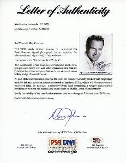 Paul Newman a signé autographié 1957 8 x 10 Publicité Promo PSA DNA