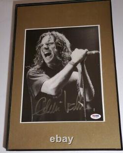 Pearl Jam Ukulele Songs Eddie Vedder A Signé Photo Psa Dna