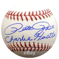 Pete Rose Autographié Signé Lmb Baseball Reds Charlie Hustle Psa / Adn 59084
