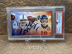 Peyton Manning Psa/adn Autographe Signé Photo Indianapolis Colts Denver Broncos