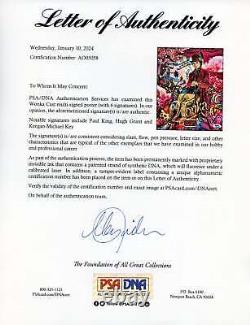 Photo dédicacée signée Wonka Cast 8x10 PSA/DNA Authentifié
