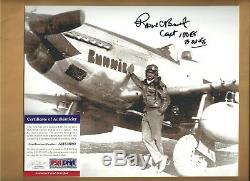 Psa / Adn Roscoe Brown Tuskegee Autographié 8x10 Photo Red Tails Airman