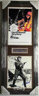 Psa / Adn Sale Harry Clint Eastwood Affiche Dédicacée Autographiée De Films Framed