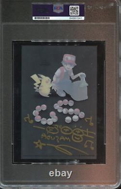 Psa Dna Signé Autograph Auto Junichi Masuda Pokemon Center Fichier Clair Pikachu