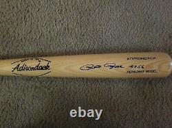 Psa/adn Authentique Autographié Pete Rose Adirondack Bat De Baseball