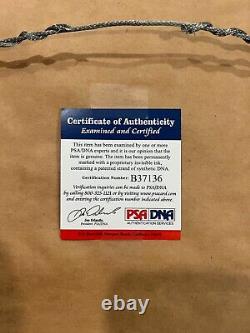 Psa/adn Tom Brady Signé 8x10 Photo Encadrée Avec Certificat Patriotes De La Nouvelle-angleterre