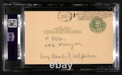 Ray Schalk HOF Signé/Inscrit 1949 GPC Carte Postale White Sox PSA/DNA 183997