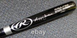 Reggie Jackson Autographié Rawlings Signé Bat Yankees, A's Psa/dna 110760