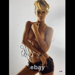 Rihanna TRISTAR PSA/DNA COA PSA Autographe signé Autographié 11x14 Photo