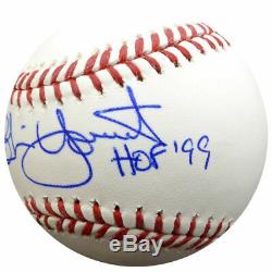 Robin Yount Autographié Signé Lmb Baseball Brewers Hof 99 Psa / Adn 107003