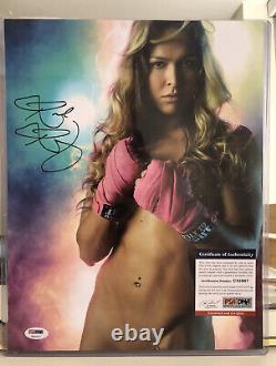 Ronda Rousey Autograph Naked Psa / Certifié Adn