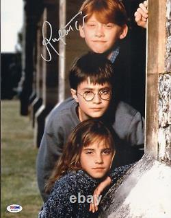 Rupert Grint A Signé Harry Potter 11x14 Photo Psa/adn Coa Autographié 1