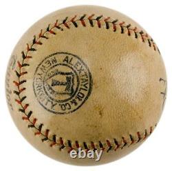 Ruth Yankees Babe Unique Signé / Autographié Sweet Spot Baseball Psa / Adn 152584