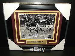 Sammy Baugh Autographié 8x10 Encadré Signée Photo Psa Dna Coa Redskins De Washington