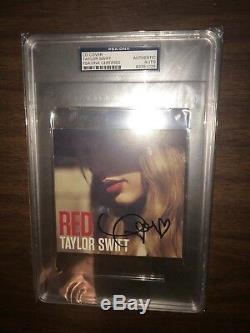 Scanner D'adn Rouge Sur Psa Cdra Autographié Par Taylor Swift Rare