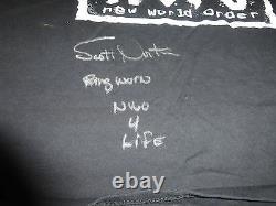 Scott Norton A Signé Wcw Nwo Ring Worn Shirt Usagé Psa/adn Coa Tank Top Autograph