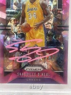 Shaquille O'Neal 2019-20 Panini Prizm Pink Ice Auto Hard Signed #11 PSA/DNA 10			<br/>

<br/>
Shaquille O'Neal 2019-20 Panini Prizm Rose Glace Autographe Dur Signé #11 PSA/DNA 10