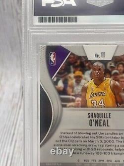 Shaquille O'Neal 2019-20 Panini Prizm Pink Ice Auto Hard Signed #11 PSA/DNA 10 <br/>

 <br/>
Shaquille O'Neal 2019-20 Panini Prizm Rose Glace Autographe Dur Signé #11 PSA/DNA 10