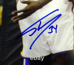 Shaquille Shaq O'neal Autographié Signé 16x20 Photo Lakers Psa/dna 107878