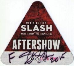 Slash (guns N' Roses) Signé Autographié Aftershow Vip Pass Psa Adn