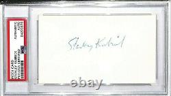 Stanley Kubrick Signé Carte Index Autographiée Psa/adn Slabbed #84270376