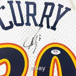 Stephen Curry A Signé Le Maillot Psa/adn Golden State Warriors Autographié