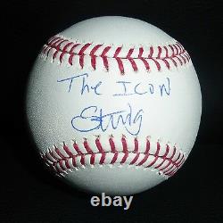 Sting Signed Official Baseball Psa/dna Coa Wwe Tna Wcw Wrestling Autograph Romlb