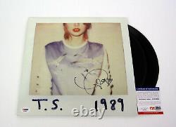Taylor Swift Signé Autographe 1989 Album D'enregistrement De Vinyle Psa/adn Coa