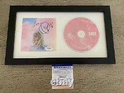 Taylor Swift Signé Frameed Lover CD Couverture De Carnet Psa Dna Coa Auto